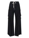 Rick Owens Drkshdw 'jumbo Belas' Cargo Pants In Black