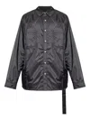 Rick Owens Drkshdw Buttoned Pocket Overshirt In Black