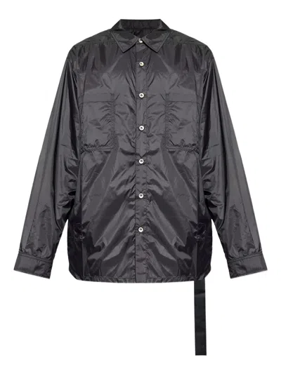 RICK OWENS DRKSHDW RICK OWENS DRKSHDW JUMBO BUTTON-UP SHIRT