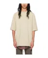 Rick Owens Drkshdw Jumbo Cotton T-shirt In Gray
