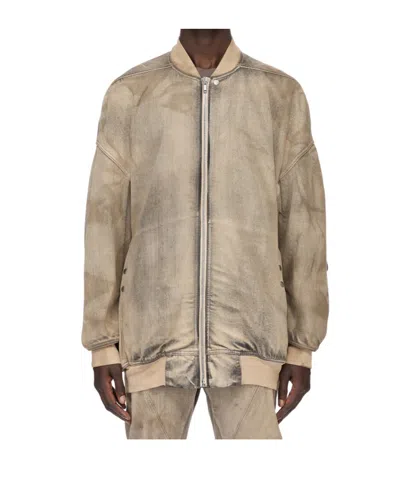 Rick Owens Drkshdw Jumbo Flight Jacket In Brown