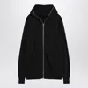 Rick Owens Drkshdw Hooded Long Sleeve Sweatshirt And Pockets In Black