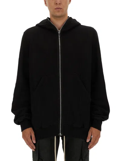 Rick Owens Drkshdw "jumbo Gimp" Hoodie In Black