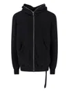 Rick Owens Drkshdw Hooded Long Sleeve Sweatshirt And Pockets In Black