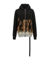 Rick Owens Drkshdw Drkshdw By Rick Owens Cotton Full-zip Sweatshirt In Black