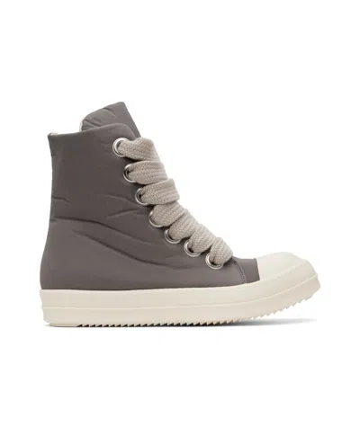 Rick Owens Drkshdw Jumbo High Top Sneakers In Gray