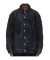 Rick Owens Drkshdw Jumbo Jacket In Blue
