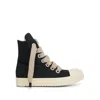 Rick Owens Drkshdw Black Jumbo Lace Puffer Sneakers