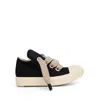 RICK OWENS DRKSHDW JUMBO LACE PUFFER LOW TOP SNEAKER