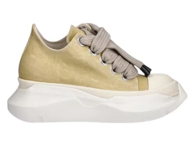 Pre-owned Rick Owens Drkshdw Jumbo Laces Abstract Low Sneak (women's) Sneakers In Beige