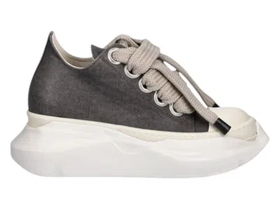 Pre-owned Rick Owens Drkshdw Jumbo Laces Abstract Low Sneak (women's) Sneakers In Grey