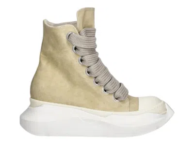 Pre-owned Rick Owens Drkshdw Jumbo Laces Abstract Sneak (women's) Sneakers In Beige