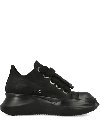 Rick Owens Drkshdw Jumbo Laces Low-top Sneakers In Black