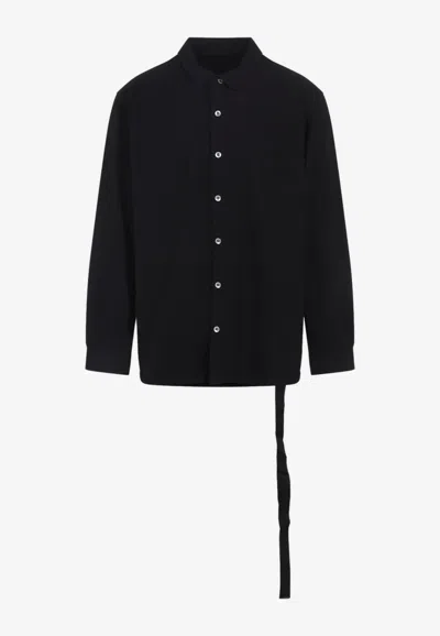 RICK OWENS DRKSHDW JUMBO LONG-SLEEVED SHIRT