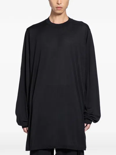 Rick Owens Drkshdw Jumbo Long-sleeved T-shirt In Black