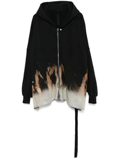 Rick Owens Drkshdw Jumbo Peter Hoodie In Black