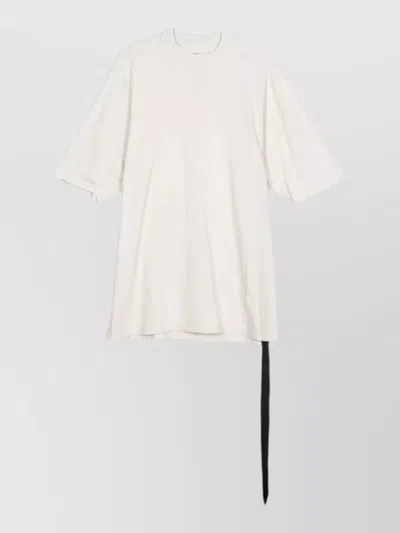 Rick Owens Drkshdw Jumbo Short Sleeve Crew Neck T Shirt In White