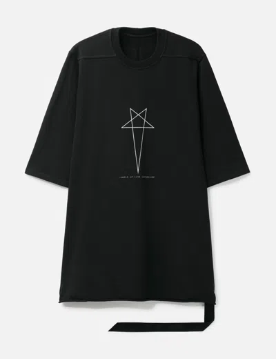 Rick Owens Drkshdw Jumbo Short Sleeve T-shirt In Black