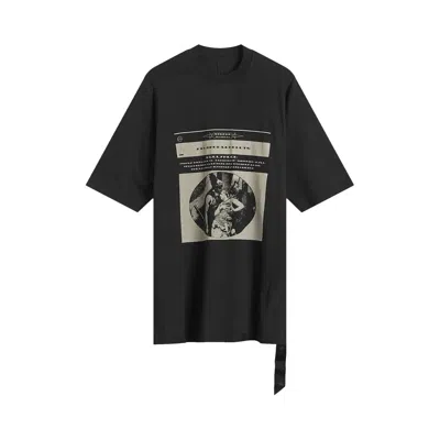 Pre-owned Rick Owens Drkshdw Jumbo Short-sleeve T-shirt 'black/pearl' | Women's Size L