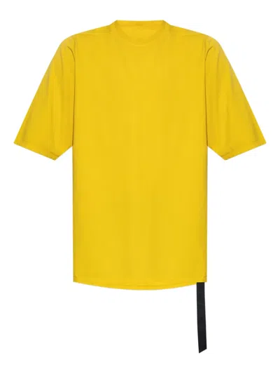 Rick Owens Drkshdw Jumbo Short-sleeve T-shirt In Yellow