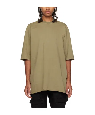 Rick Owens Drkshdw Green Luxor Jumbo Ss T-shirt In 25 Pale Green