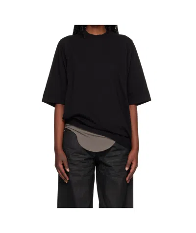 Rick Owens Drkshdw Jumbo Short-sleeve T-shirt In Black