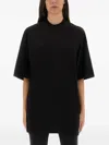 Rick Owens Drkshdw Jumbo Ss Cotton T-shirt In Black