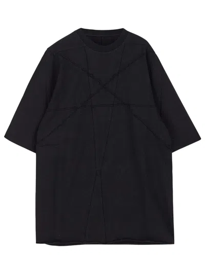 Rick Owens Drkshdw Black Jumbo T-shirt