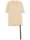 Rick Owens Drkshdw Jumbo Ss T-shirt In Neutrals