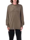 Rick Owens Drkshdw Jumbo Ls T-shirt In Brown