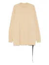 Rick Owens Drkshdw Jumbo T-shirt In Neutrals