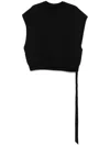Rick Owens Drkshdw Jumbo Tatlin Vest In Black