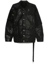 Rick Owens Drkshdw Jumbo Worker Jacket In Black