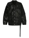 Rick Owens Drkshdw Jumbo Worker Jacket In Black