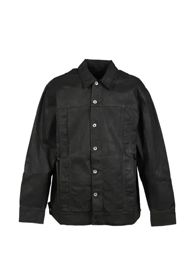 Rick Owens Drkshdw Jumbo Worker Jacket In Black