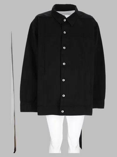 Rick Owens Drkshdw Jumbo Worker Jacket In Black