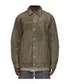 Rick Owens Drkshdw Jumbo Worker Jacket In Green