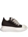 Rick Owens Drkshdw Jumbolace Abstract Low Sneaks Lace-up Sneakers In Brown