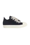 Rick Owens Drkshdw Toe-cap Lace-up Sneakers In Black