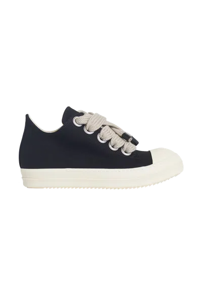 Rick Owens Drkshdw Toe-cap Lace-up Sneakers In Black
