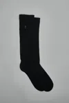 Rick Owens Drkshdw Knee High Socks In Black