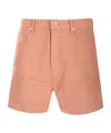 Rick Owens Drkshdw Knee-length Shorts In Orange