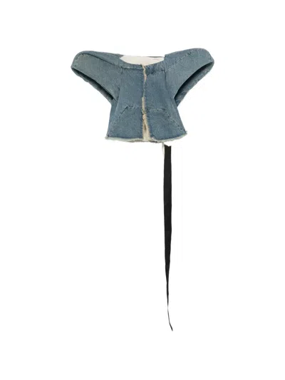 Rick Owens Drkshdw Kunst Jacket In Blue