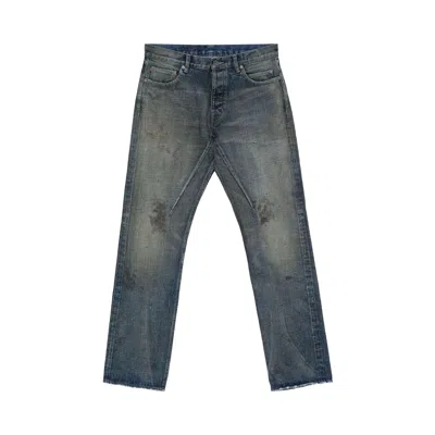 Pre-owned Rick Owens Drkshdw Kurdt Pants 'vintage Indigo' | Blue | Men's Size 34