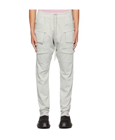 Rick Owens Drkshdw Lace-up Casual Pants In White