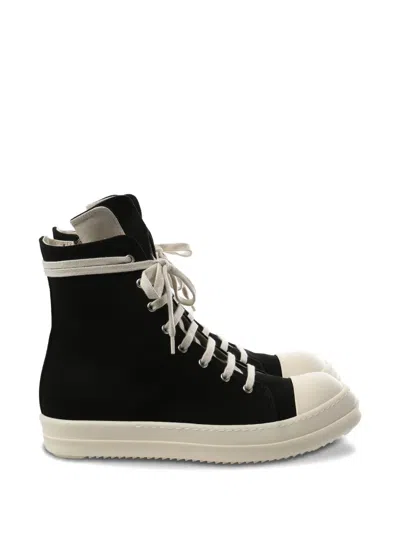 Rick Owens Drkshdw Lace-up Fastening Sneakers In Black