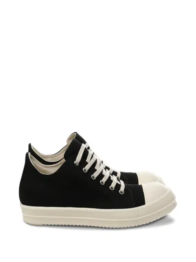 Rick Owens Drkshdw Lace-up Fastening Sneakers In Black
