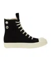 Rick Owens Drkshdw Lace-up High-top Casual Shoes In Black