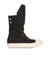 Rick Owens Drkshdw Lace-up High-top Casual Shoes In Black