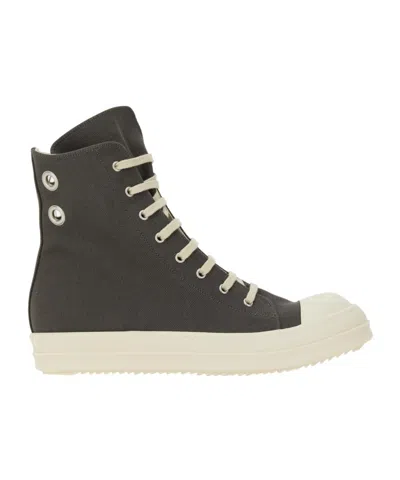 RICK OWENS DRKSHDW HIGH-TOP LACE-UP SNEAKERS